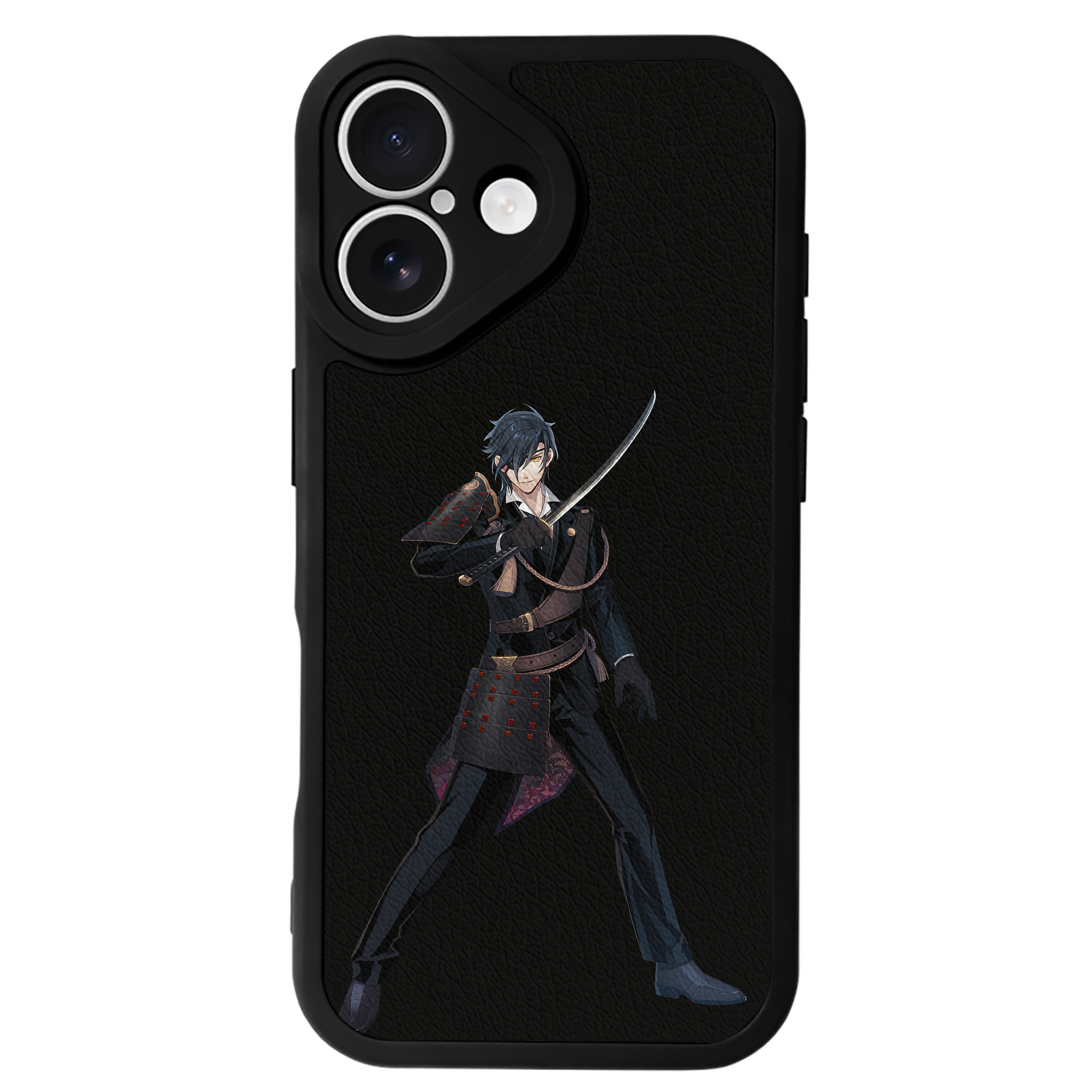 （画像用） 刀剣乱舞 Touken Ranbu 【iPhone 16シリーズ対応】シリコンスマホケース（レザー調） 材質：シリコン